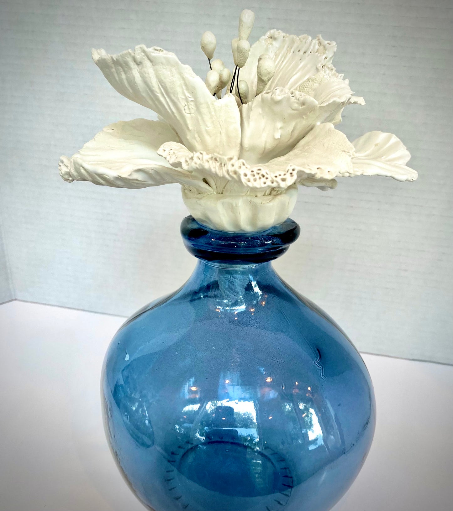 Sculpted Ceramic Flower by Gail Williams