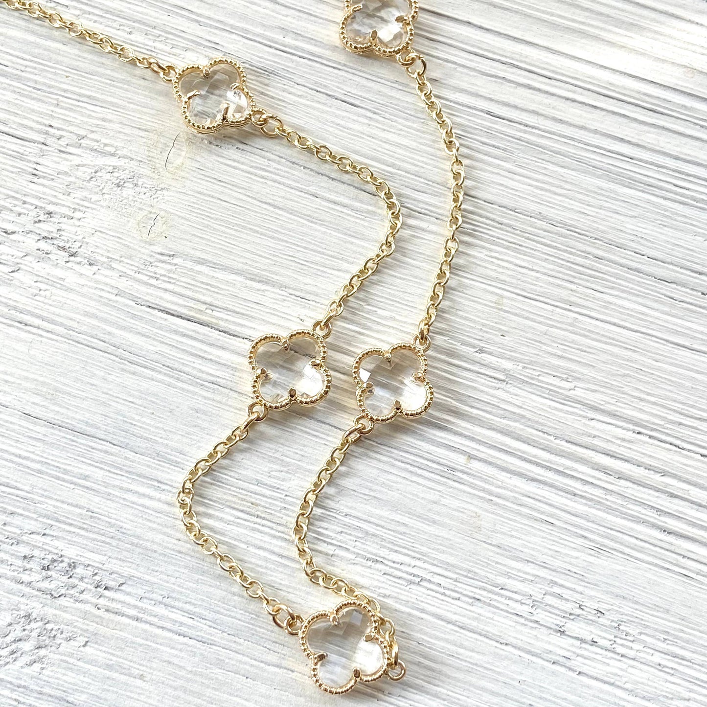 Clover quatrefoil medium necklace