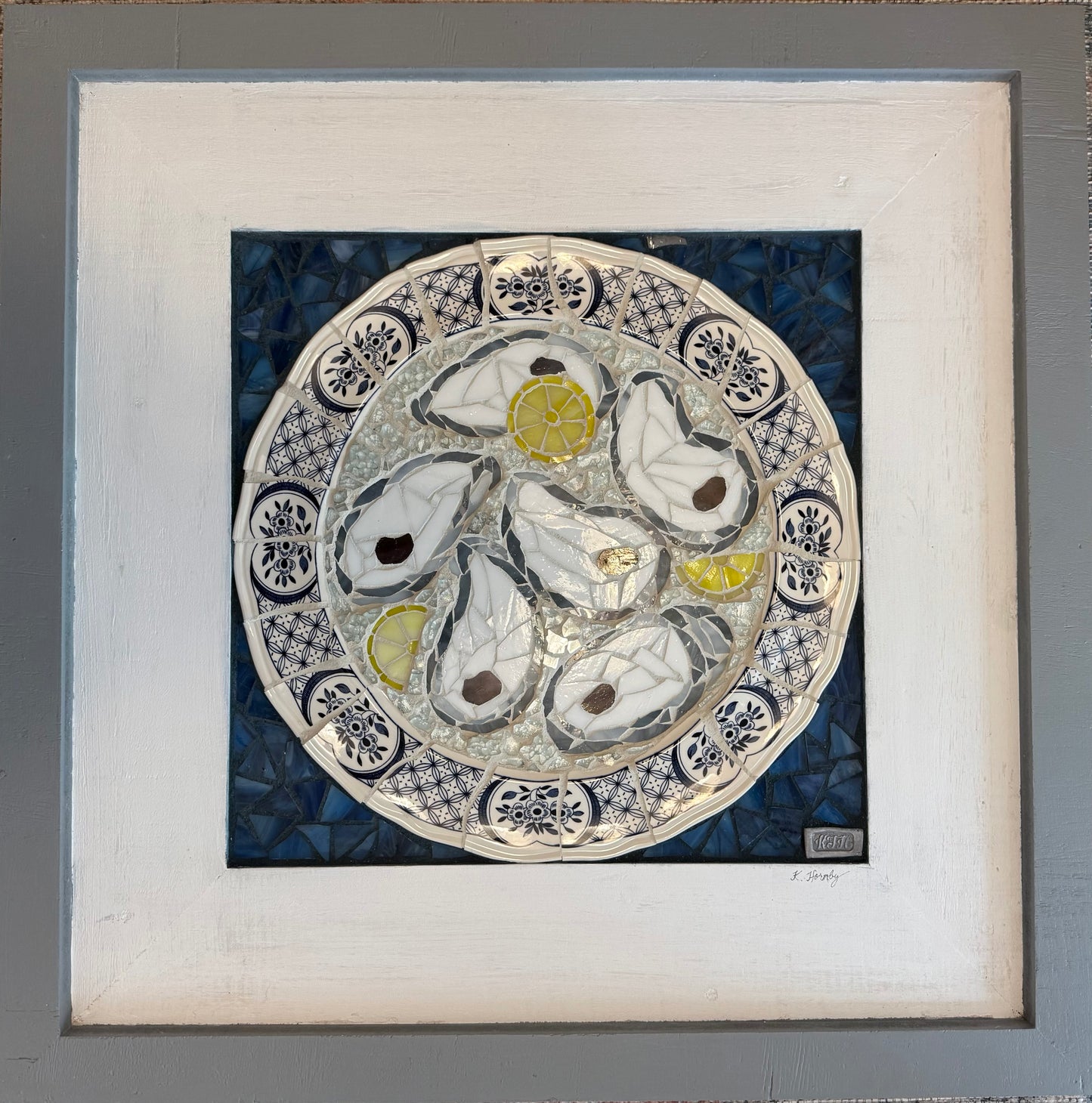“Oyster Plate 5.0” by Kelsie Hornby