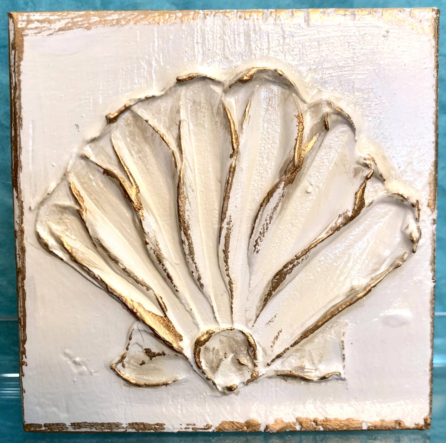 Coastal minis handmade painted beach nautical seashell