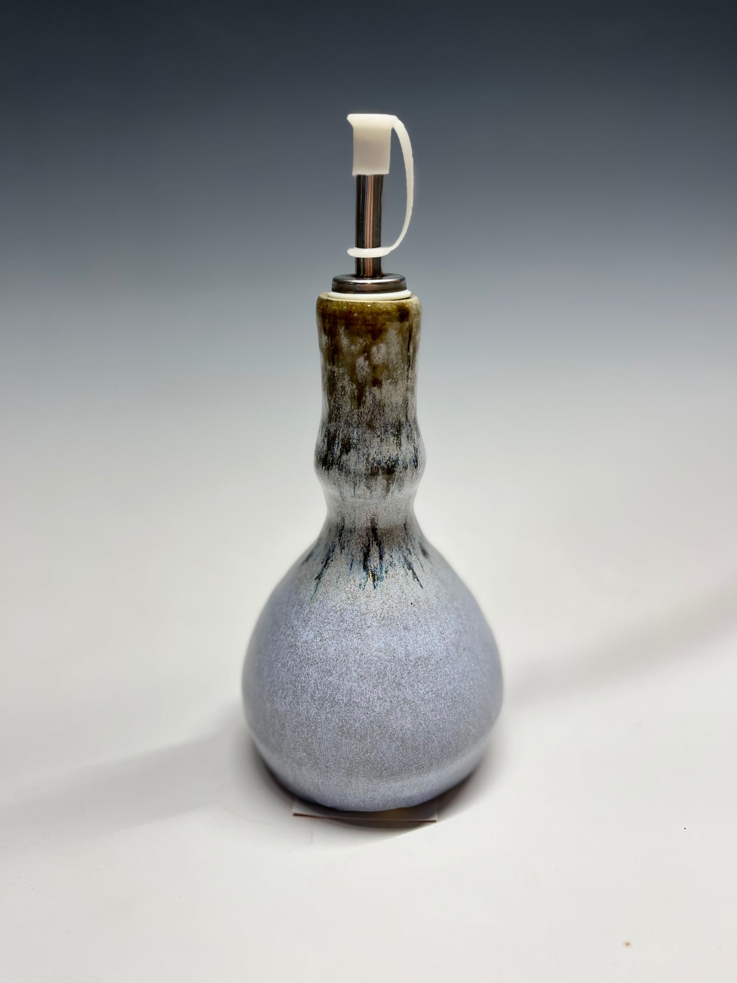 Pottery Olive Oil Bottle by Christina Schobernd