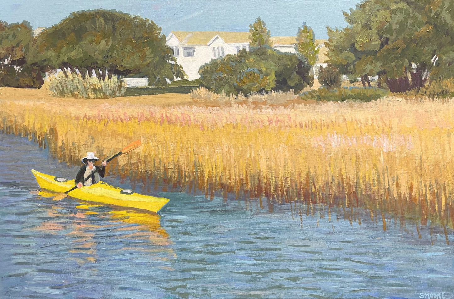 “Kayaker on Taylor Creek” by Stephen Moore