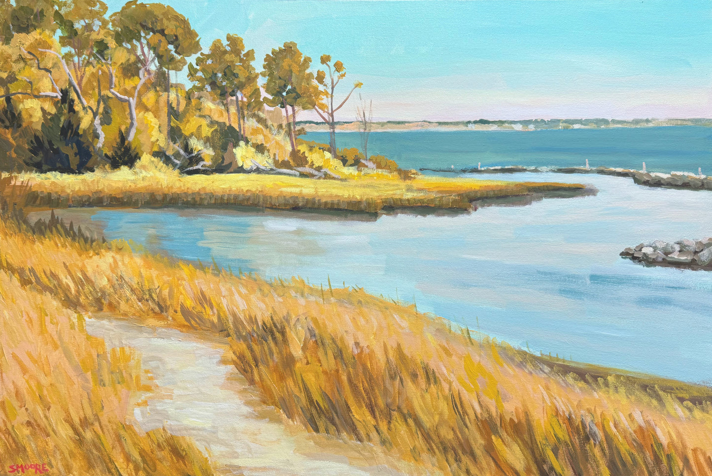 “Harker’s Island Path View” by Stephen Moore