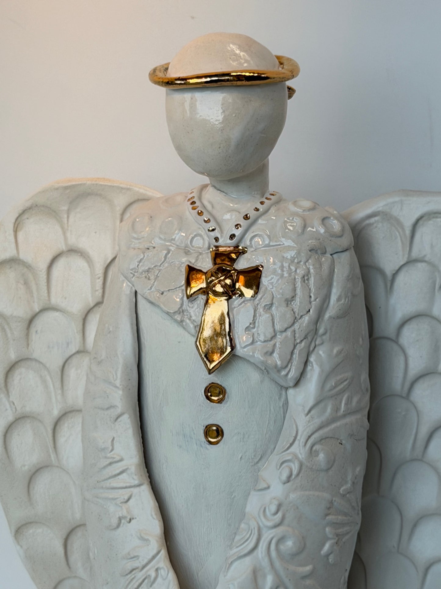 Large Ceramic Angel by Gail Williams