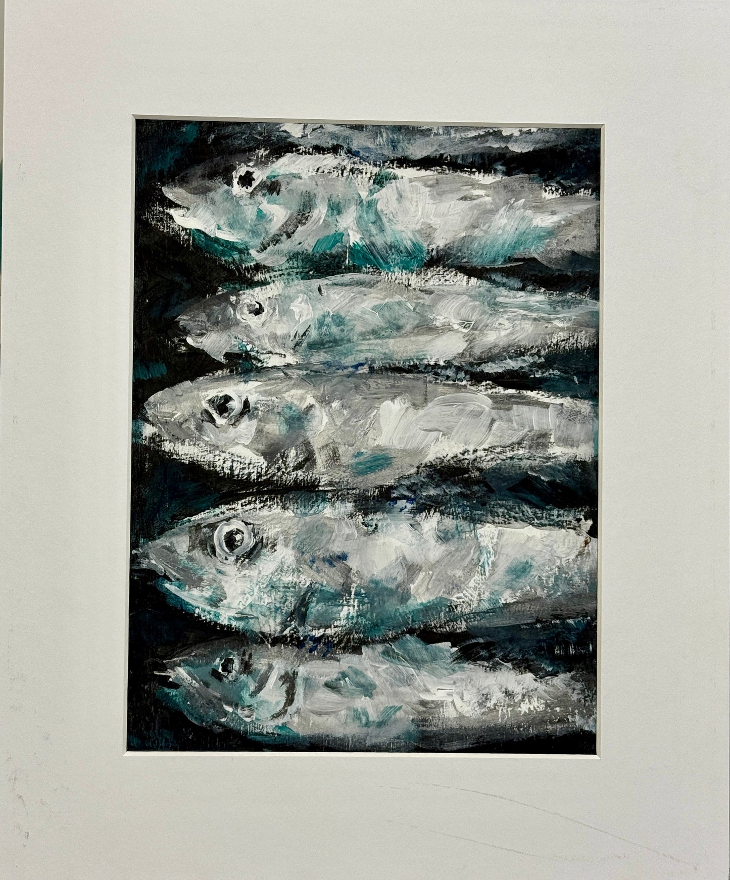 ‘Got Bait” Matted Print by Sydnor Greene