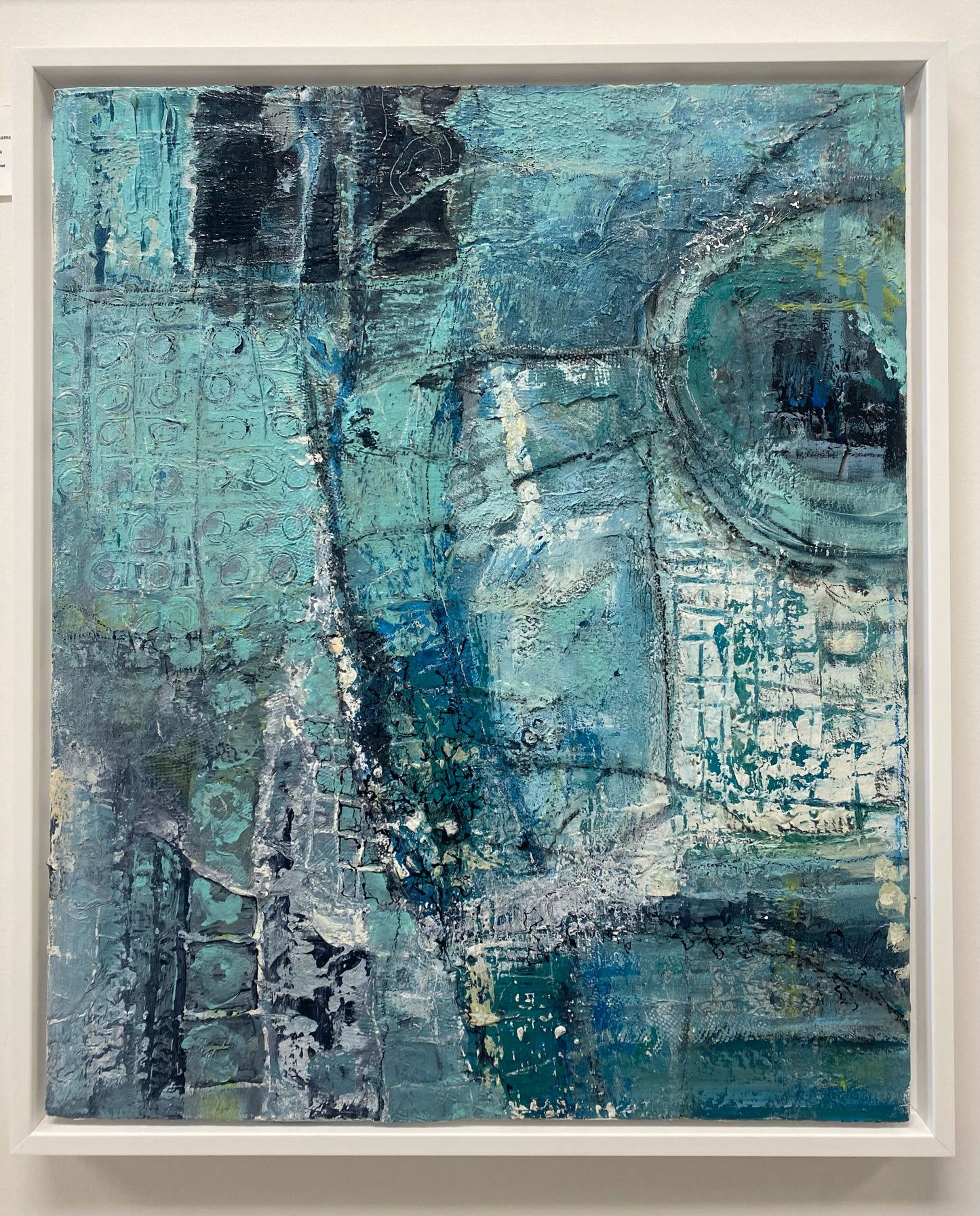 “Ocean WIndow” Abstract by Gail Cozart Williams