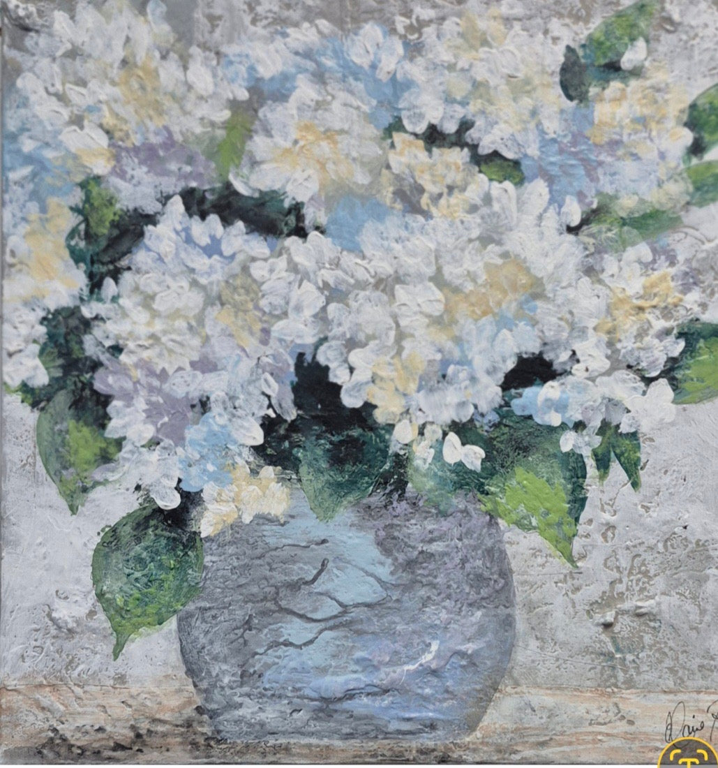 POT OF SPRING by Elaine Hinchman