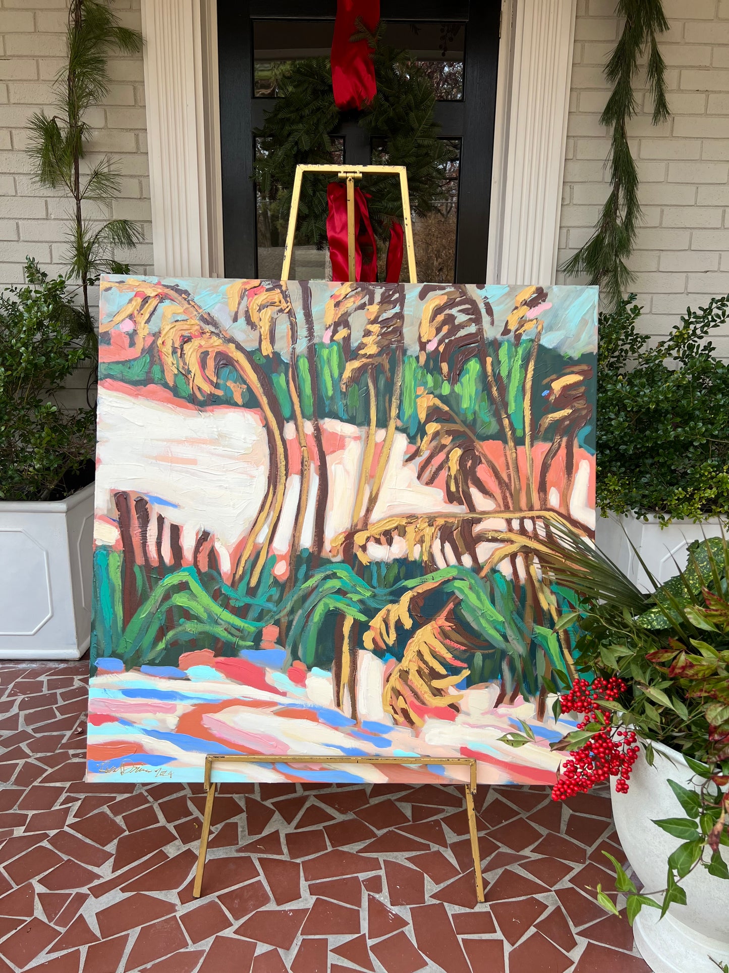 “Fences and Sea Oats”” by Renee Davis