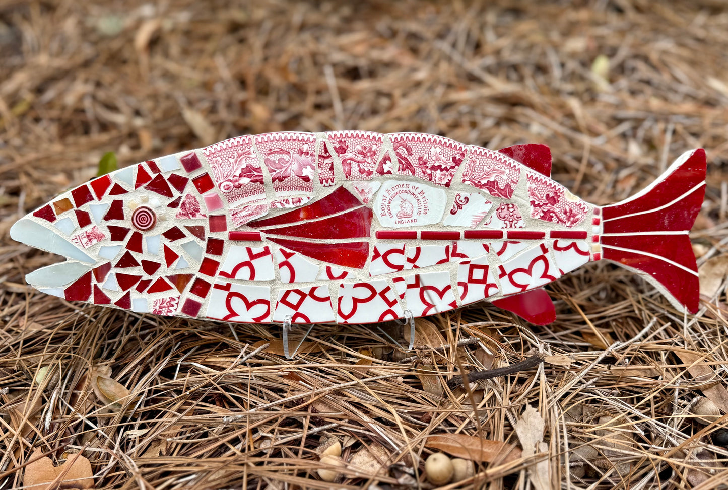 “Red Toile Fish” by Kelsie Hornby
