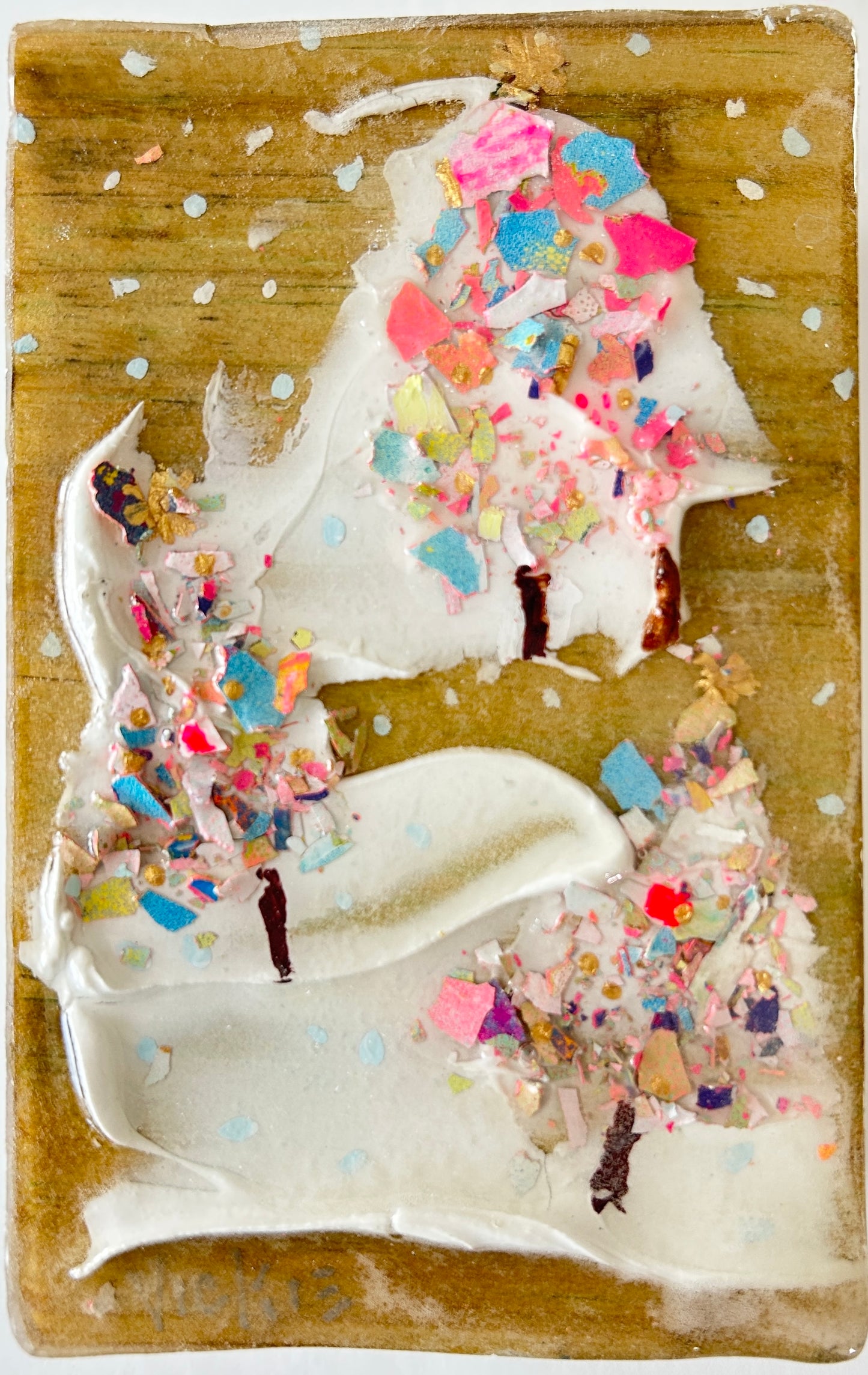 “It’s Snowing at the Christmas Tree Farm“ by Vickie Randgaard