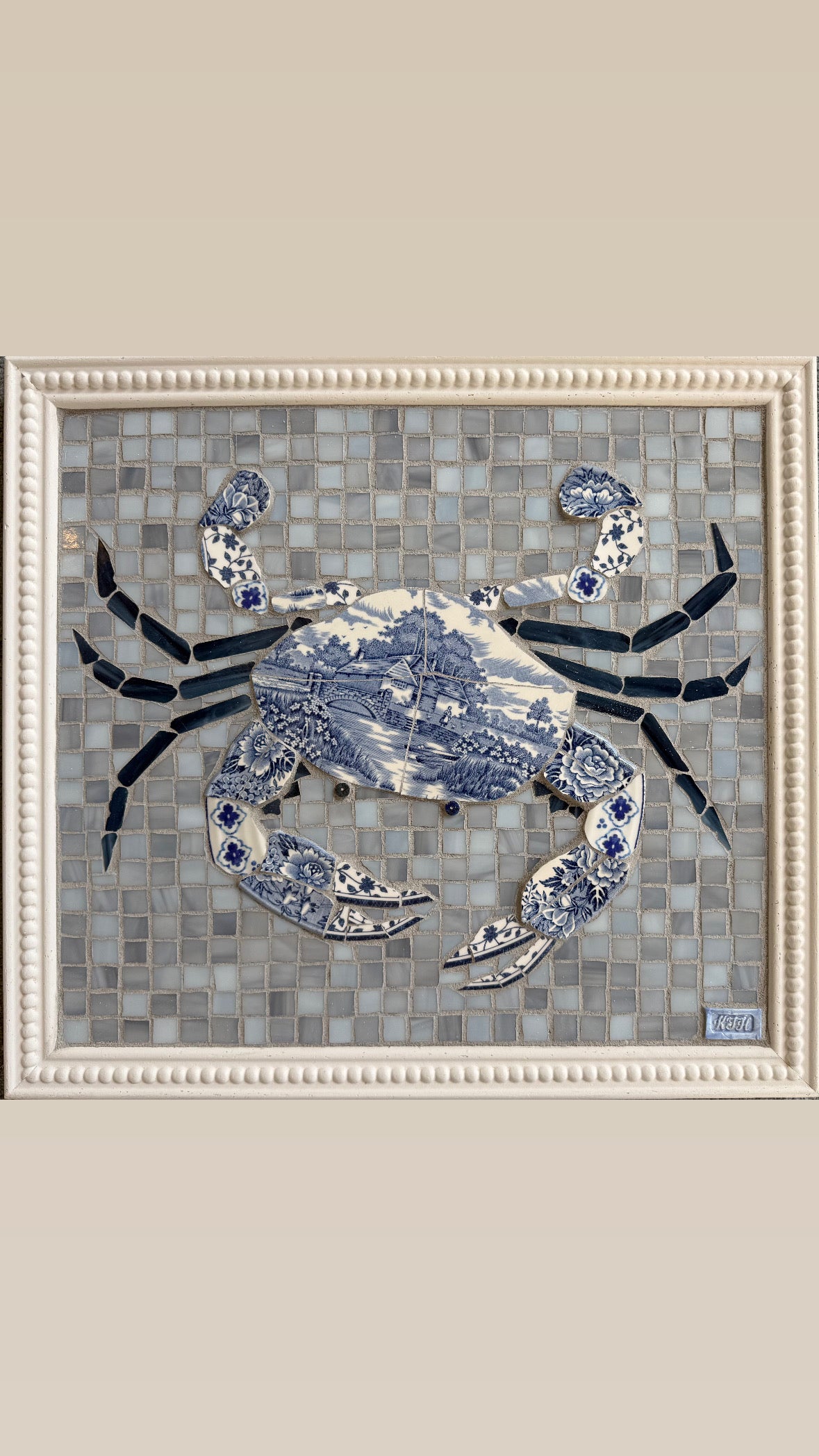 CHINOISERIE CRAB by Kelsie Hornby