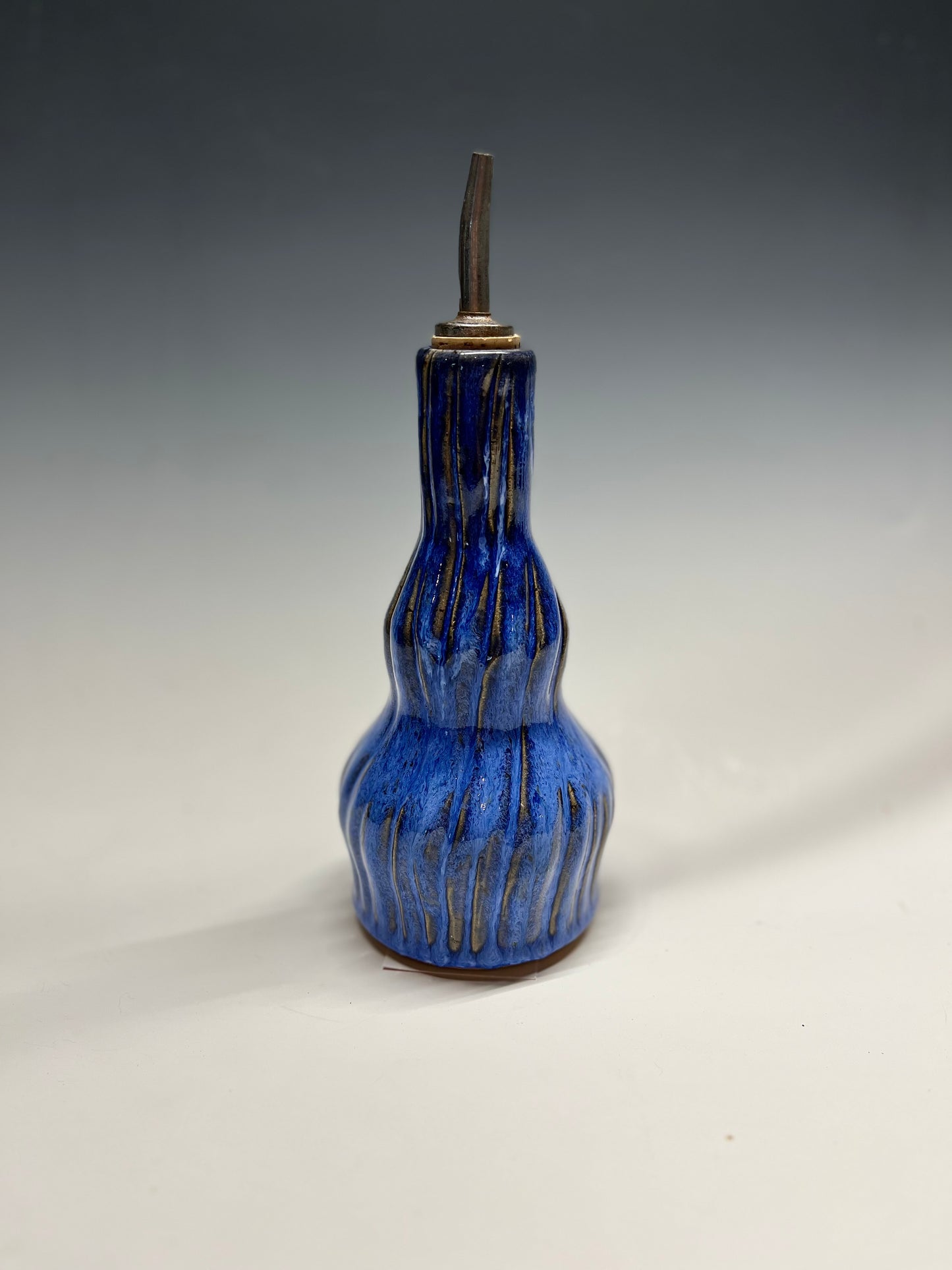 Pottery Olive Oil Bottle by Christina Schobernd