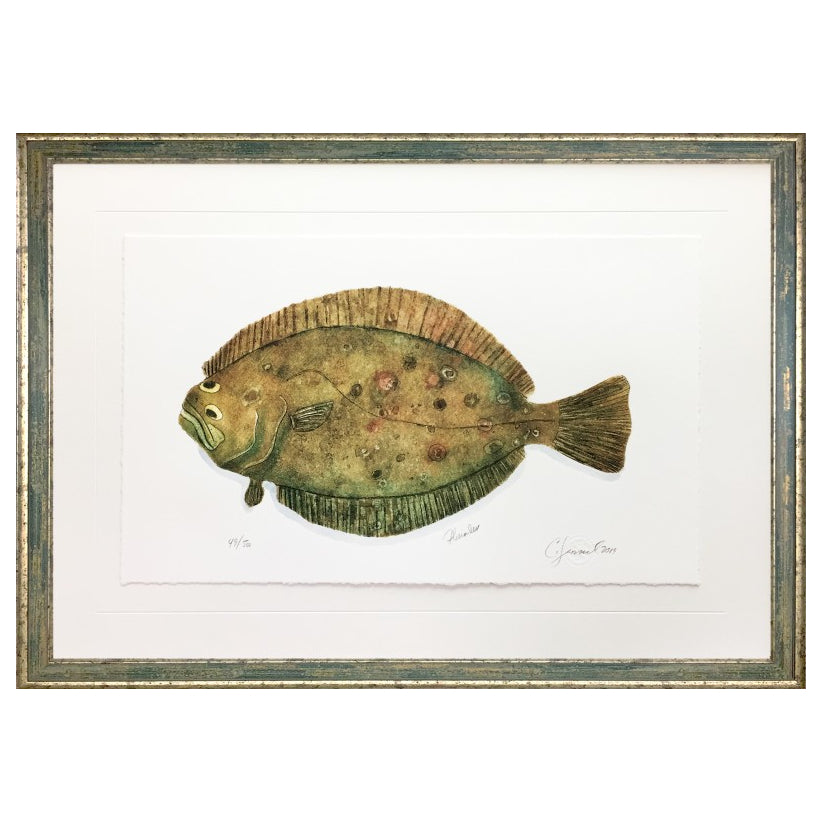 FLOUNDER Giclée Print by Charles Leonard