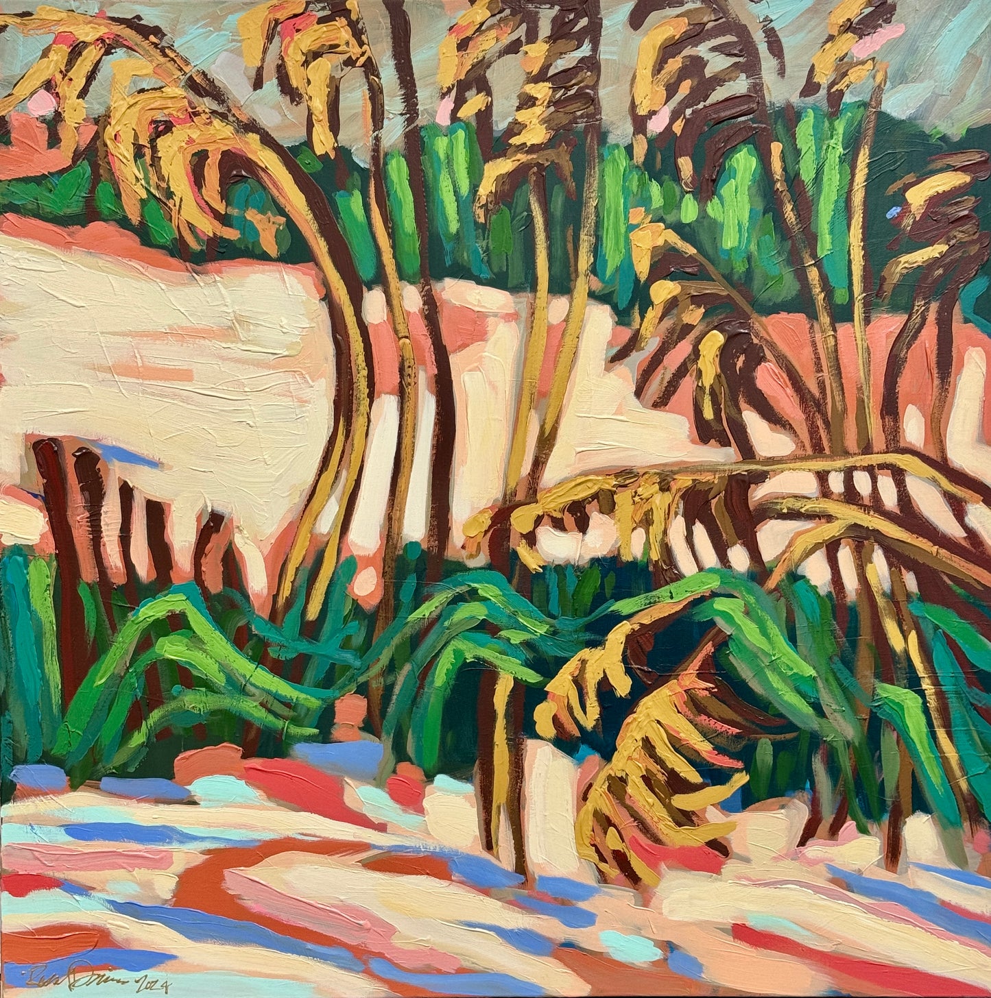 “Fences and Sea Oats”” by Renee Davis