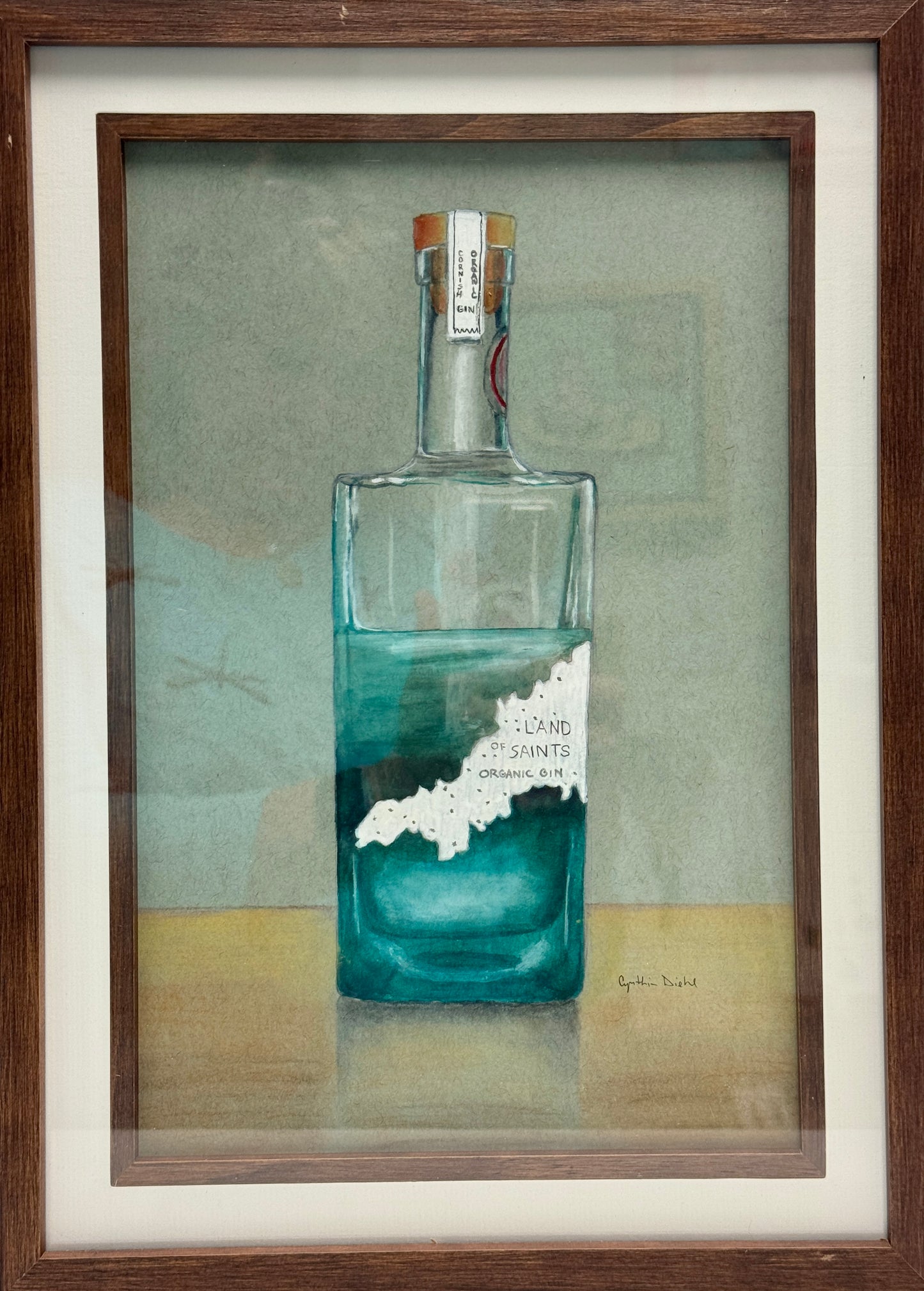 “Bar Original Watercolor” by Cynthia Diehl