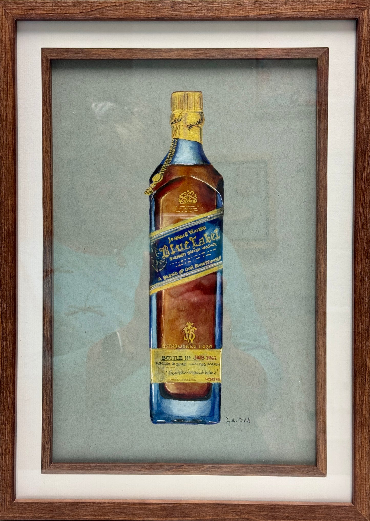 “Bar Original Watercolor” by Cynthia Diehl