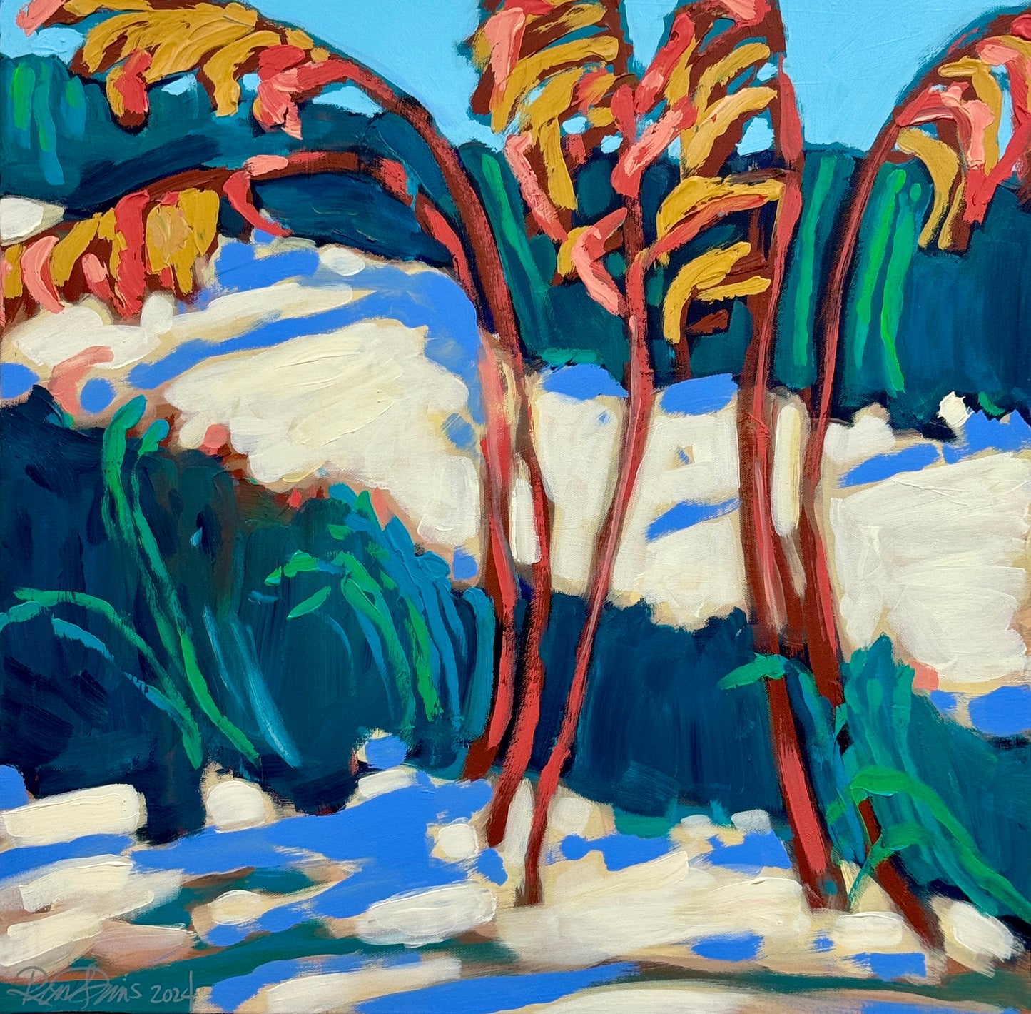 “Waving Sea Oats”” by Renee Davis