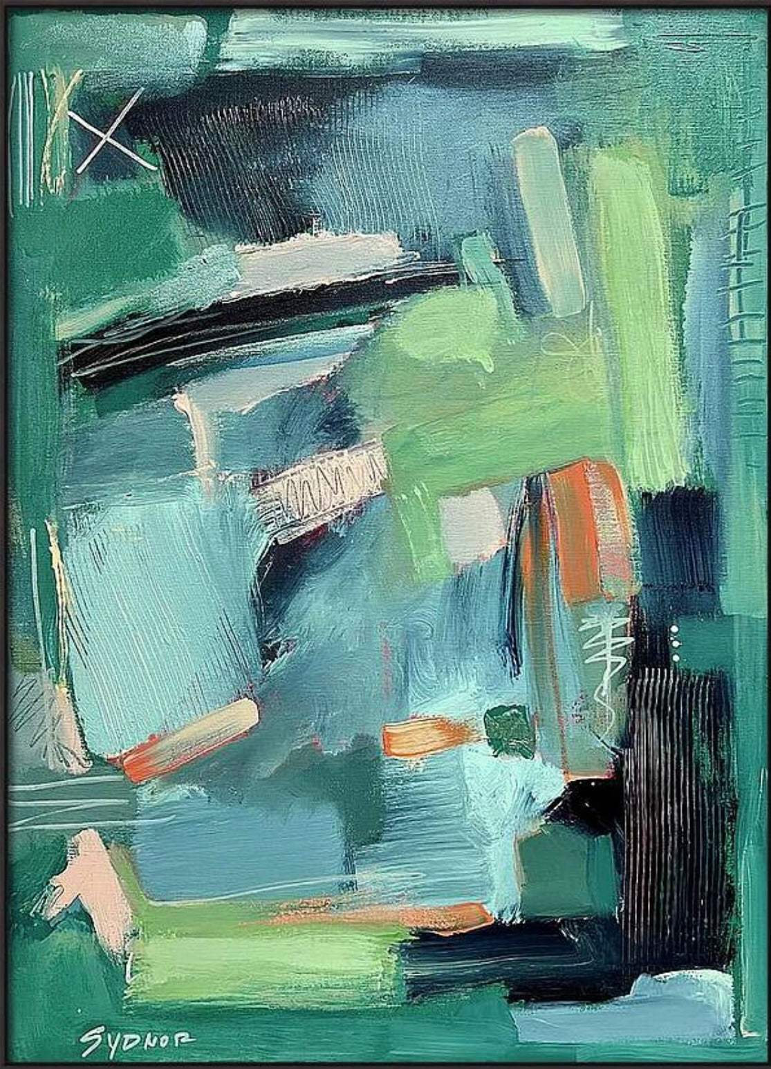“Dynamic Abstract” Giclée by Sydnor Greene