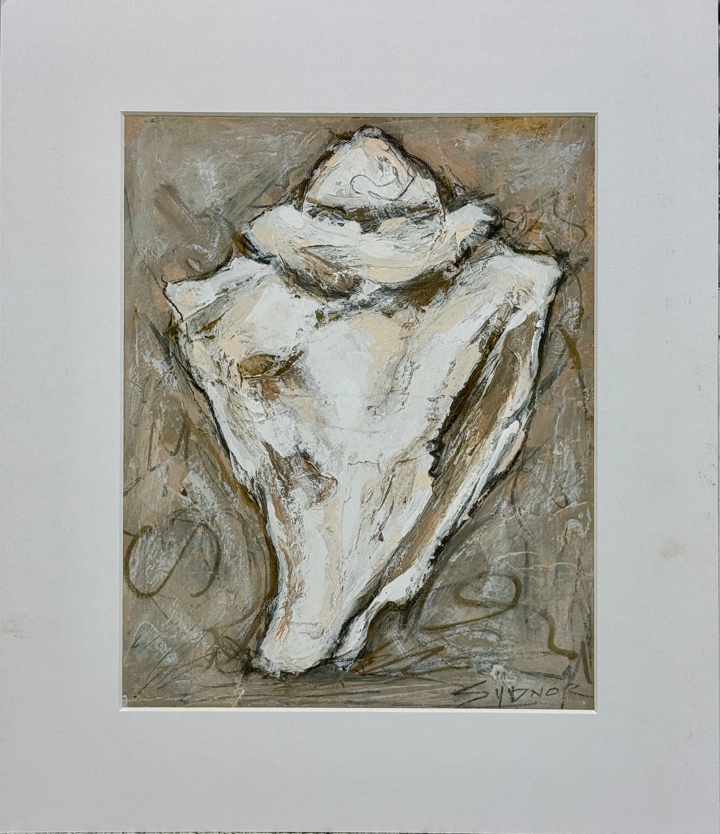 “Conch” Matted Print by Sydnor Greene