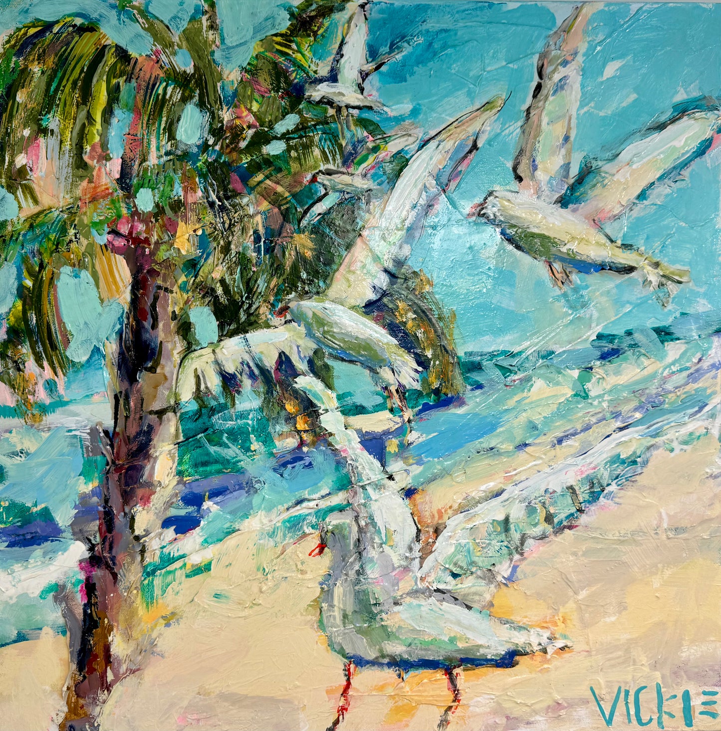 “Hanging with the Hula Dancers” by Vickie Randgaard