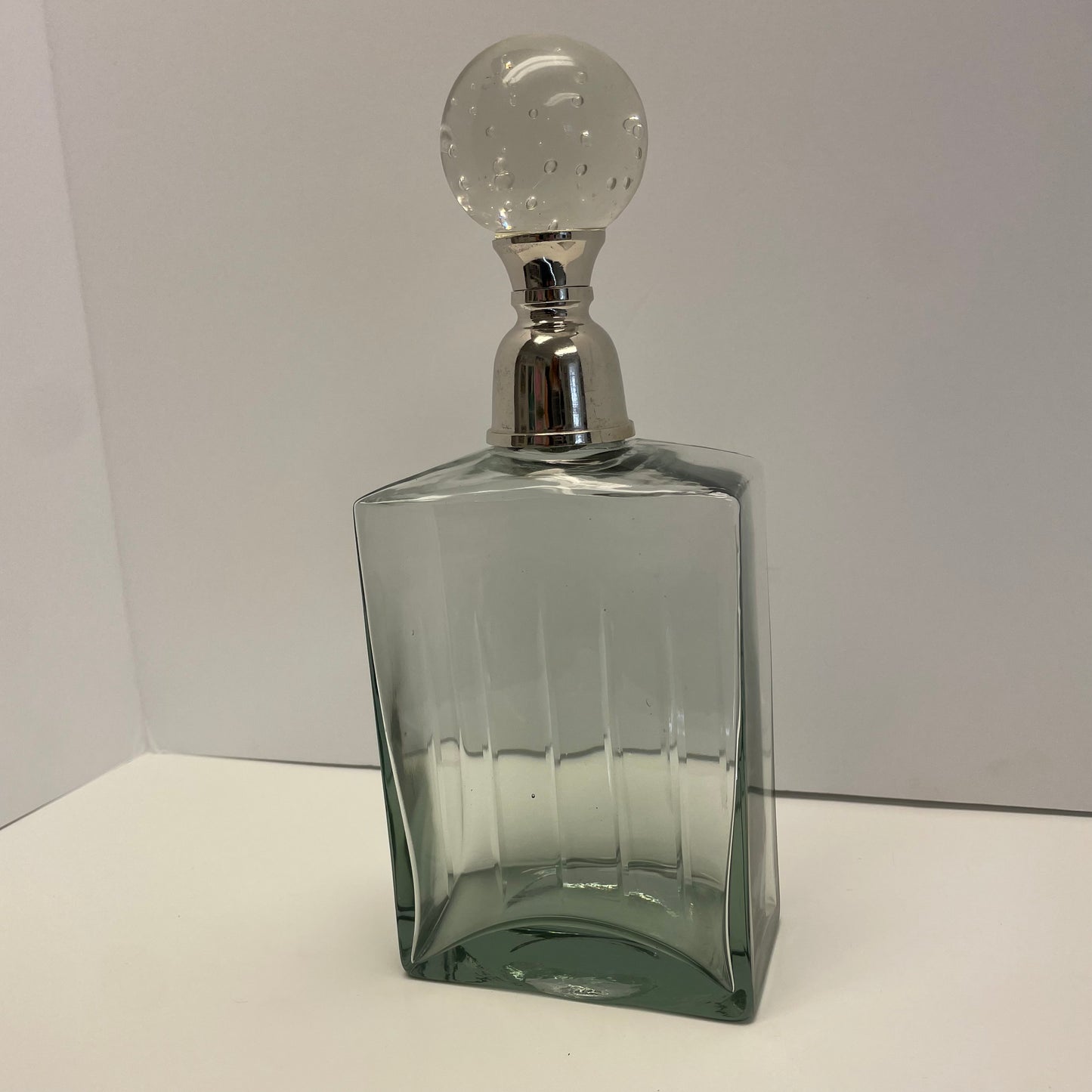 Unique Deep Cut Glass Decanters