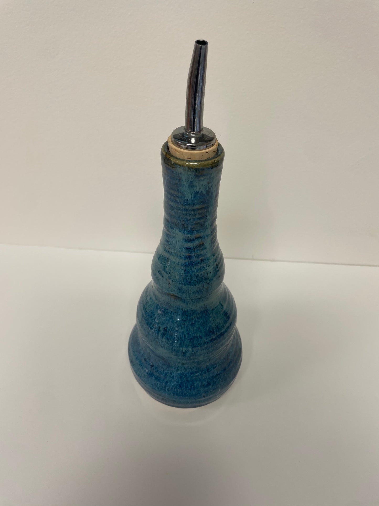 Pottery Olive Oil Bottle by Christina Schobernd