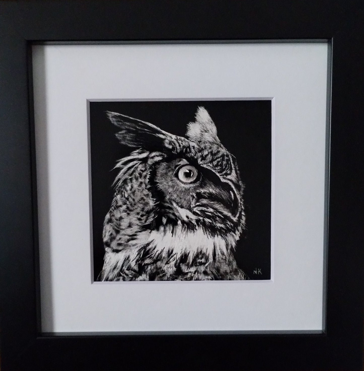 “Great Horned Owl” by Norlina Kelly