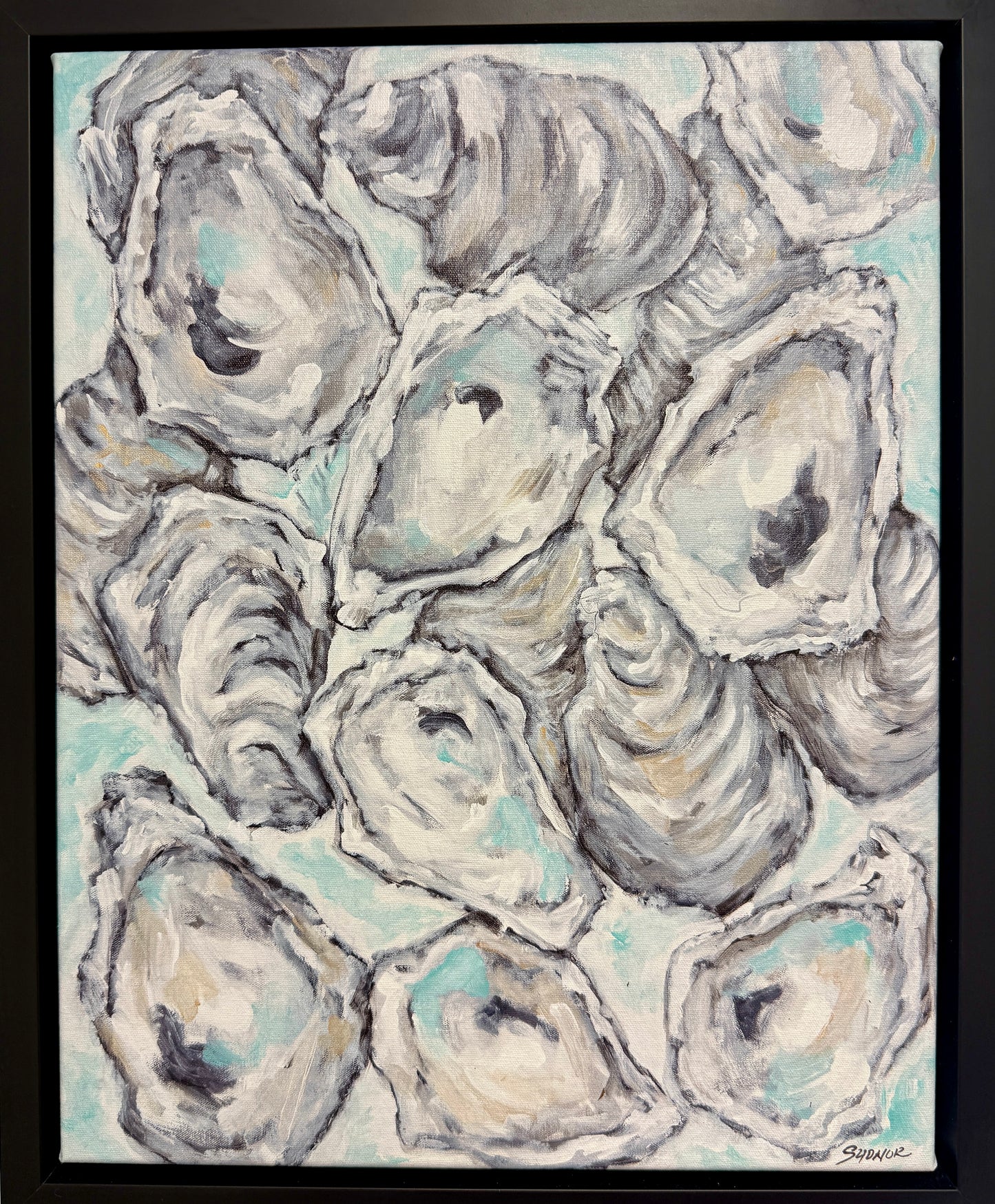 “Cascading Oysters Giclee” by Sydnor Greene