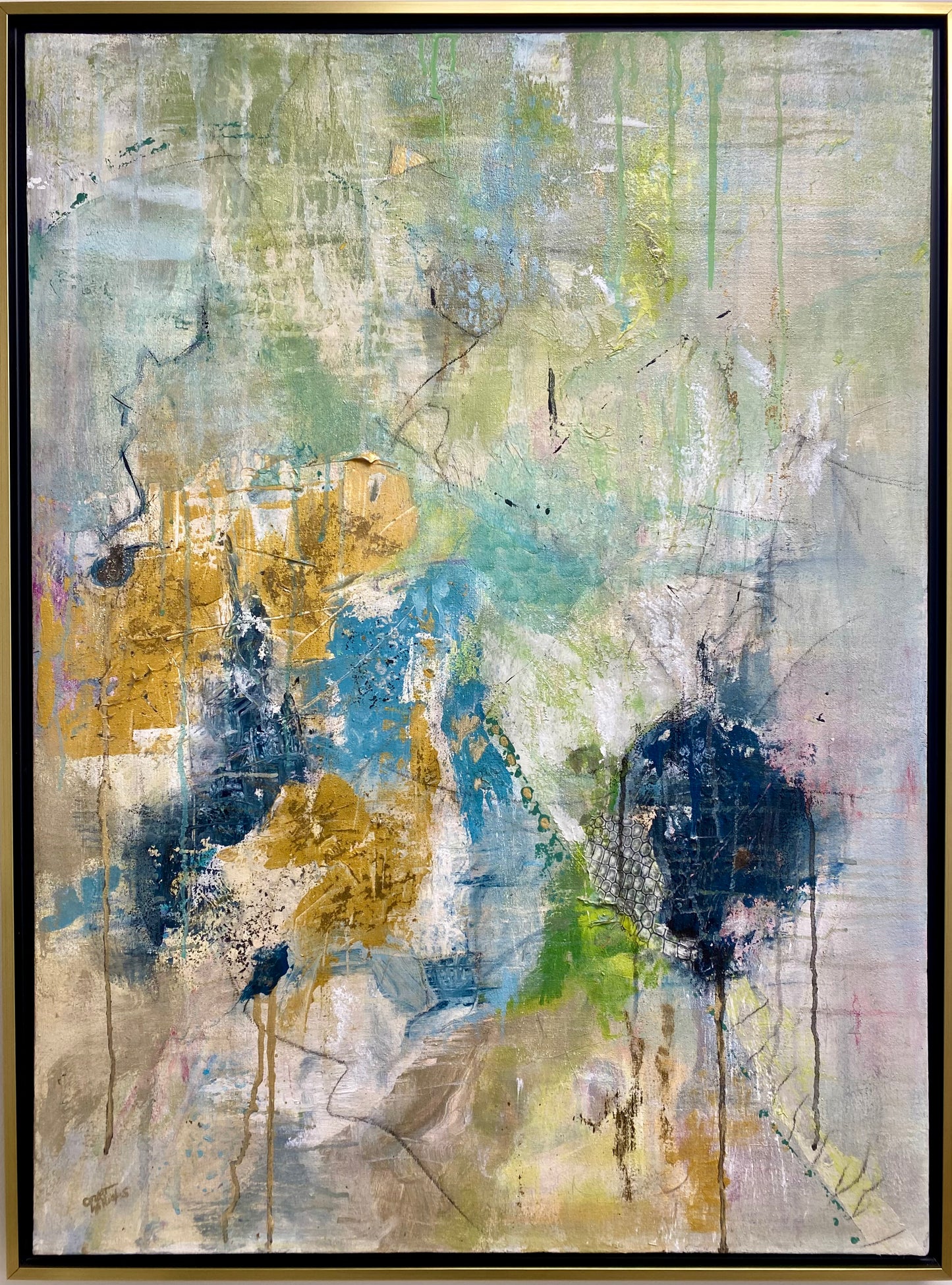 “Misted Blues” by Gail Cozart Williams