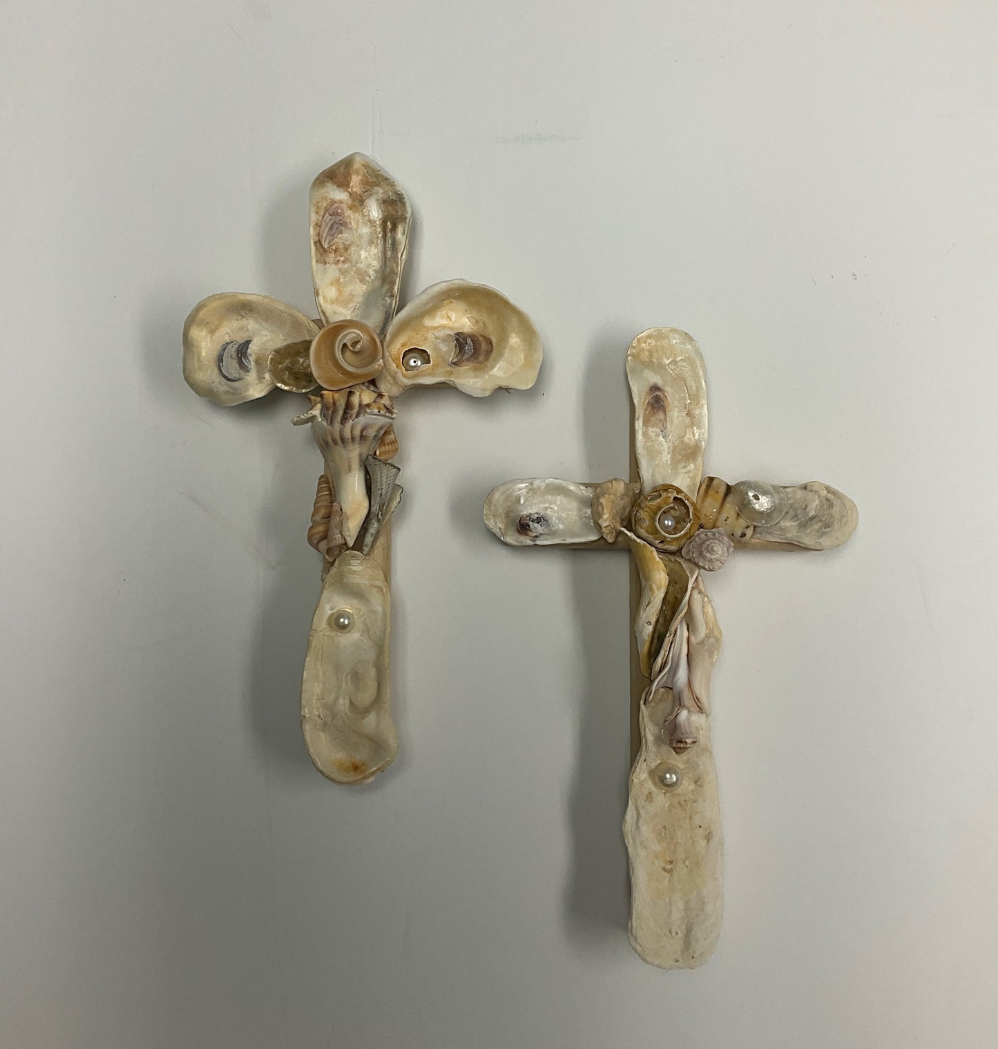 Shell Cross by Stephanie Worrell