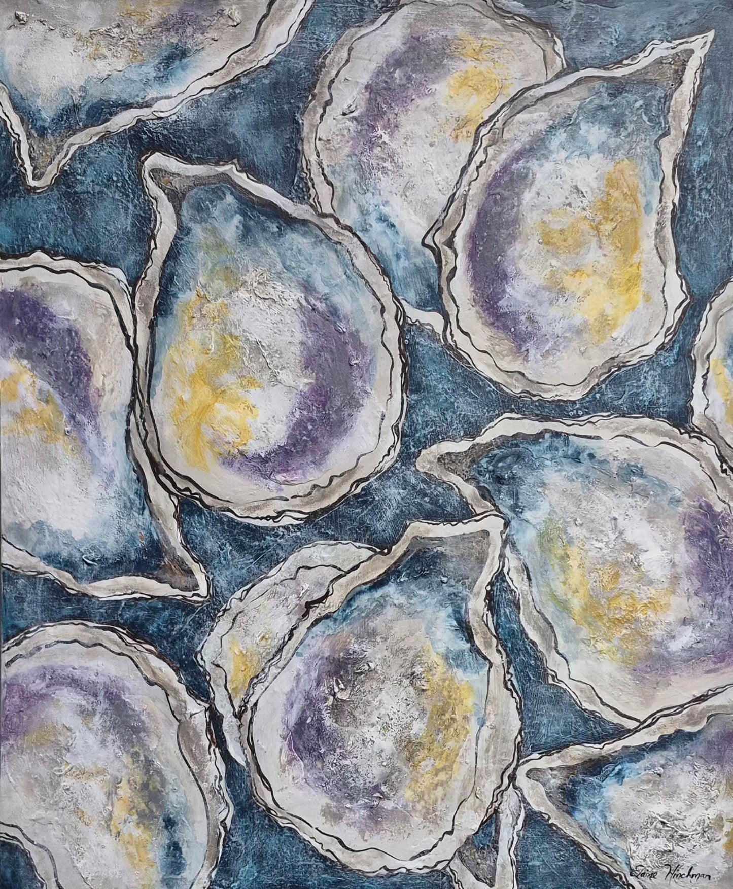 “Gathered by the Shore” by Elaine Hinchman