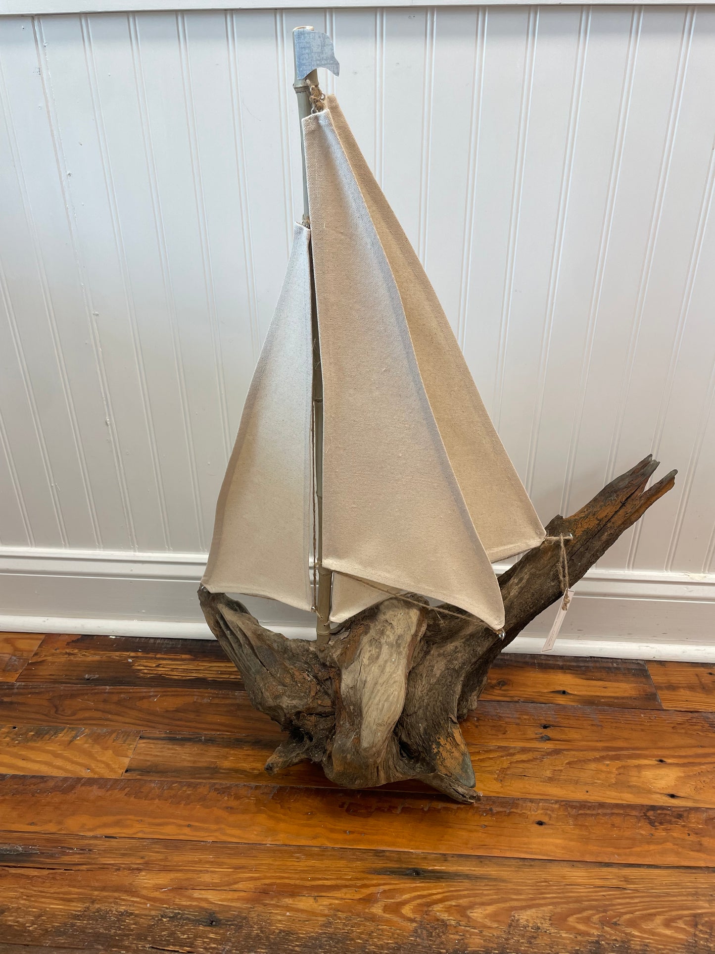 Driftwood Sailboat “Atlantic Player” by Elaine Hinchman