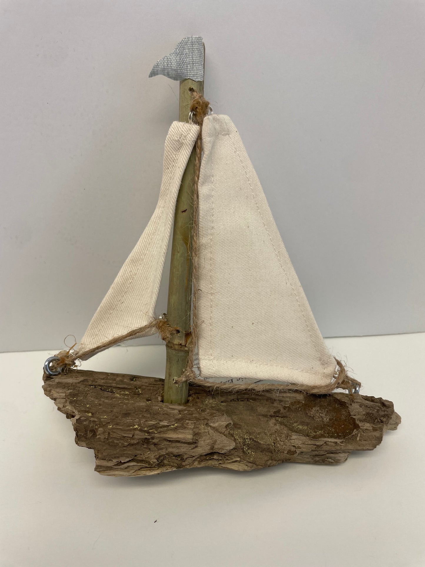 Driftwood Sailboat “Atlantic Express” by Elaine Hinchman