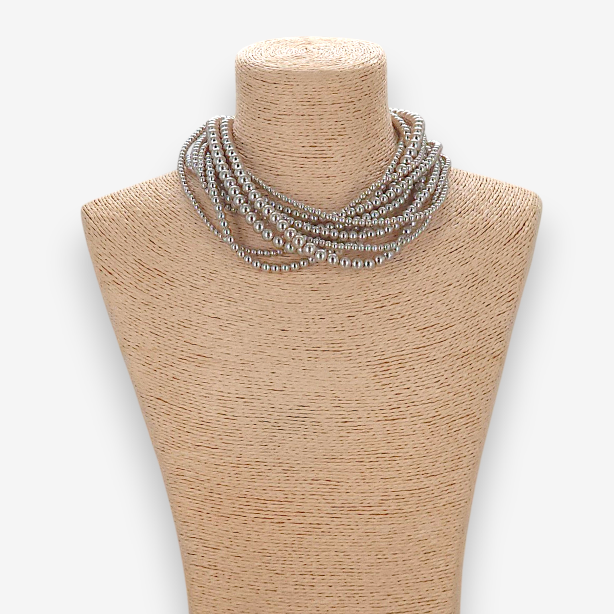 Chunky Multistrand Pearl Necklace | Fall Statement Jewelry