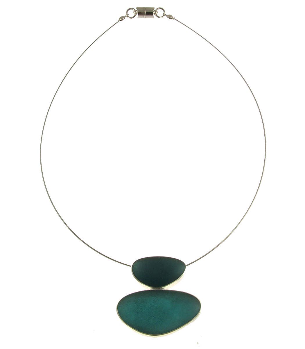 Two Pebbles Pendant Necklace