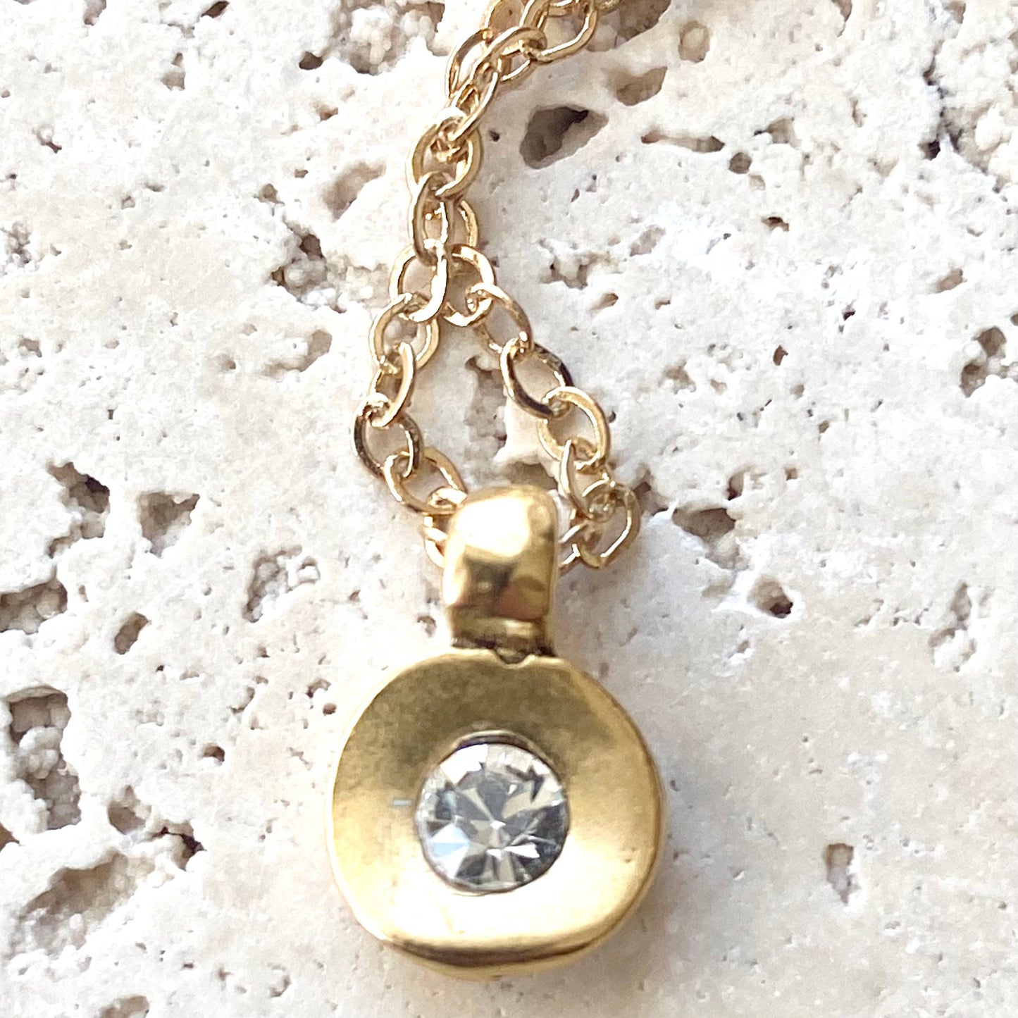 Hand casted Swarovski layering boutique salon necklace spa