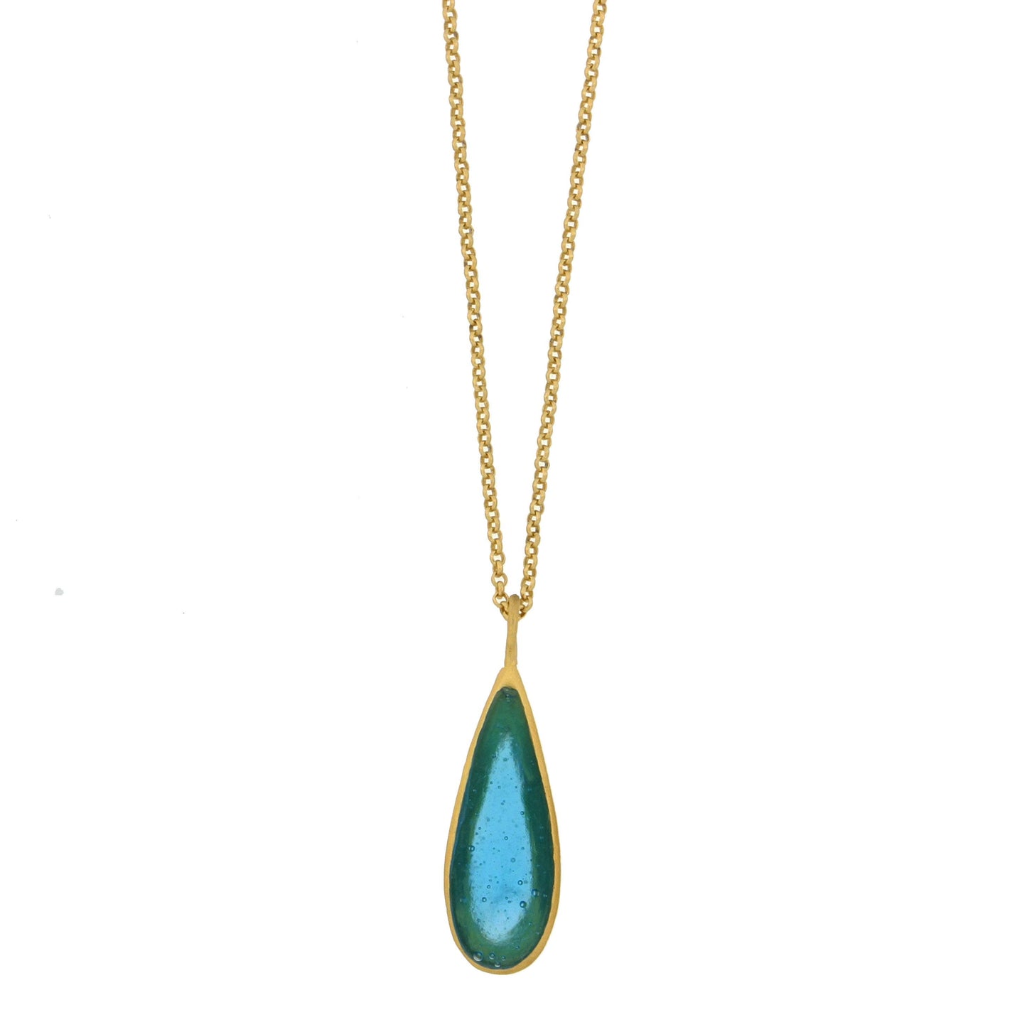 Tear Drop Bubbles 16" Adj. Pendant