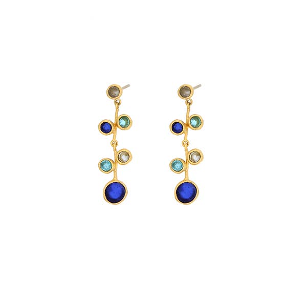 Raindrop Drop Post Earrings
