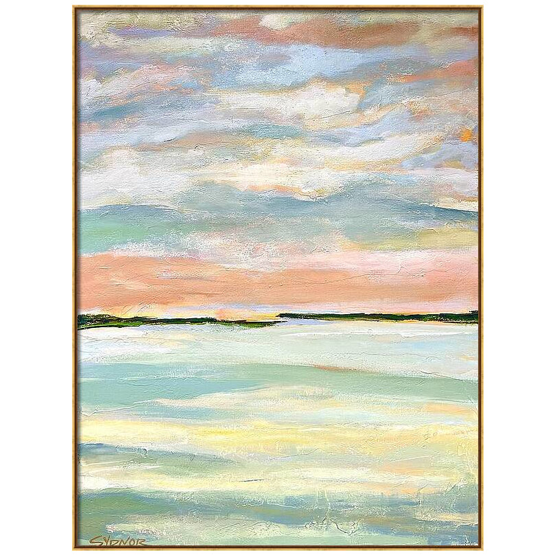 SERENE COASTAL HORIZON GICLEE by Sydnor Greene
