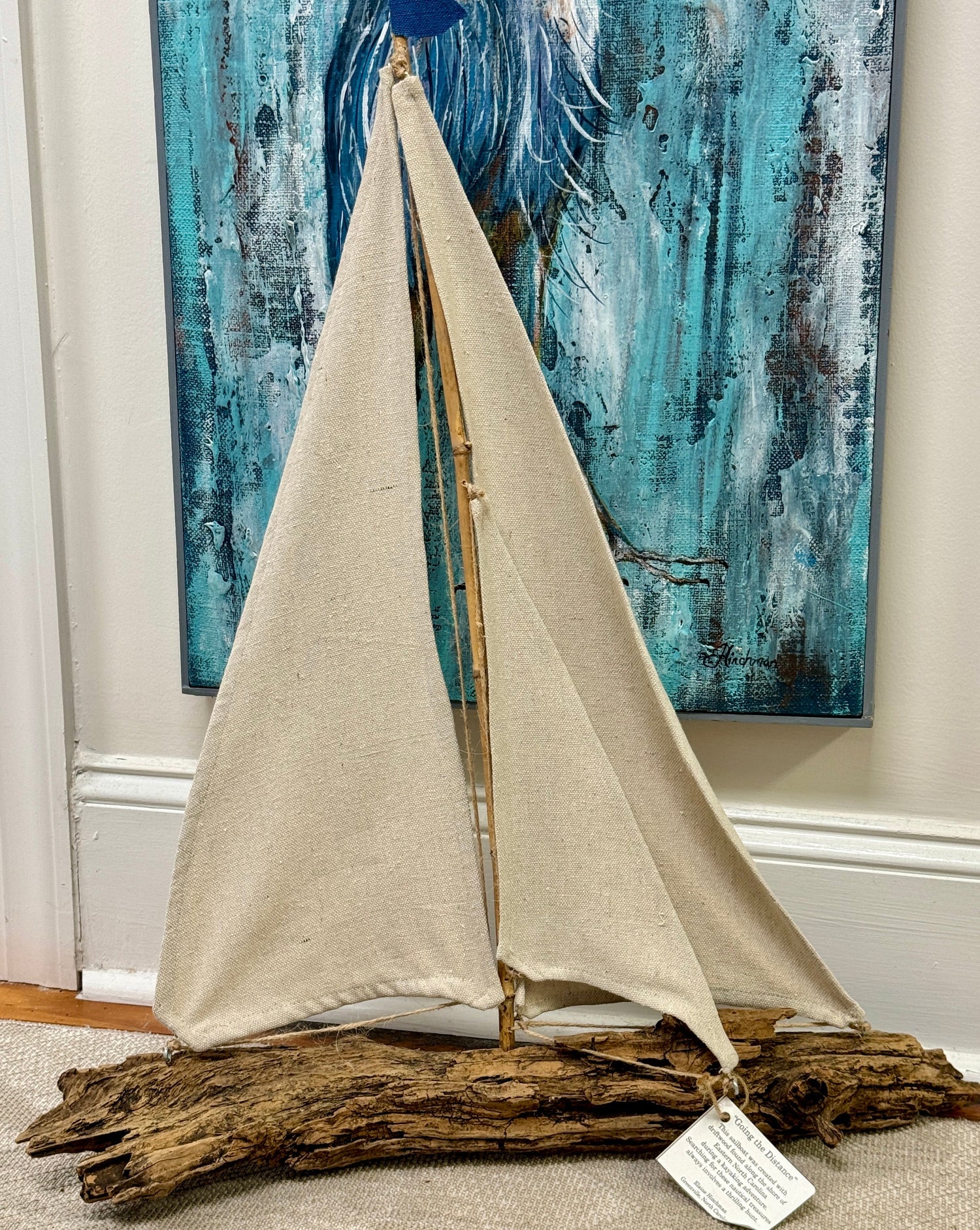 Elaine Hinchman Driftwood Sailboats