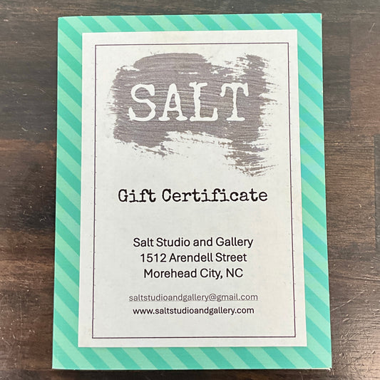 Salt Studio and Gallery Gift Card