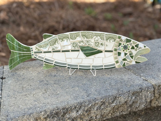 “Green Toile Fish”  by Kelsie Hornby