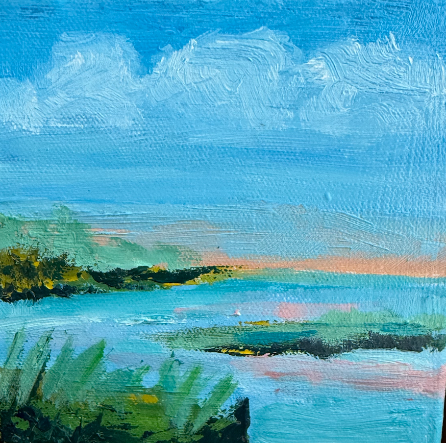 “Crystal Cost II” by Nancy McClure