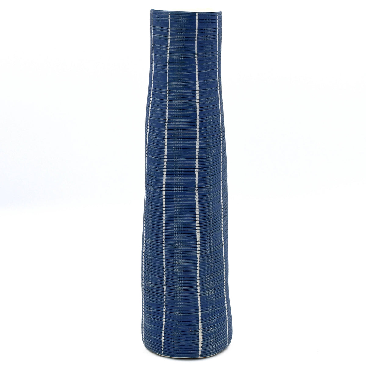 Handcrafted Blue Porcelain Vase