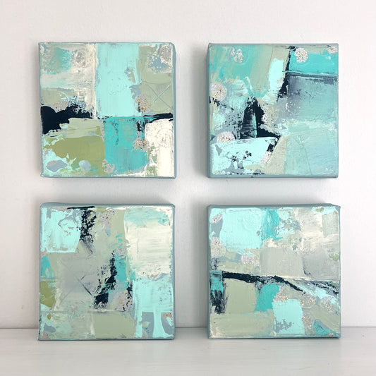 ‘Small Abstract Series of Four”by Sydnor Greene