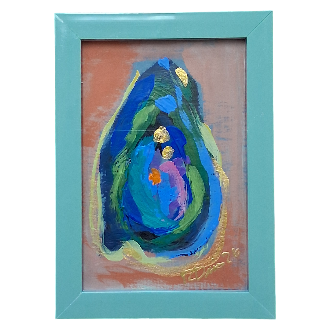 SMALL FRAMED OYSTERS by Renee Davis