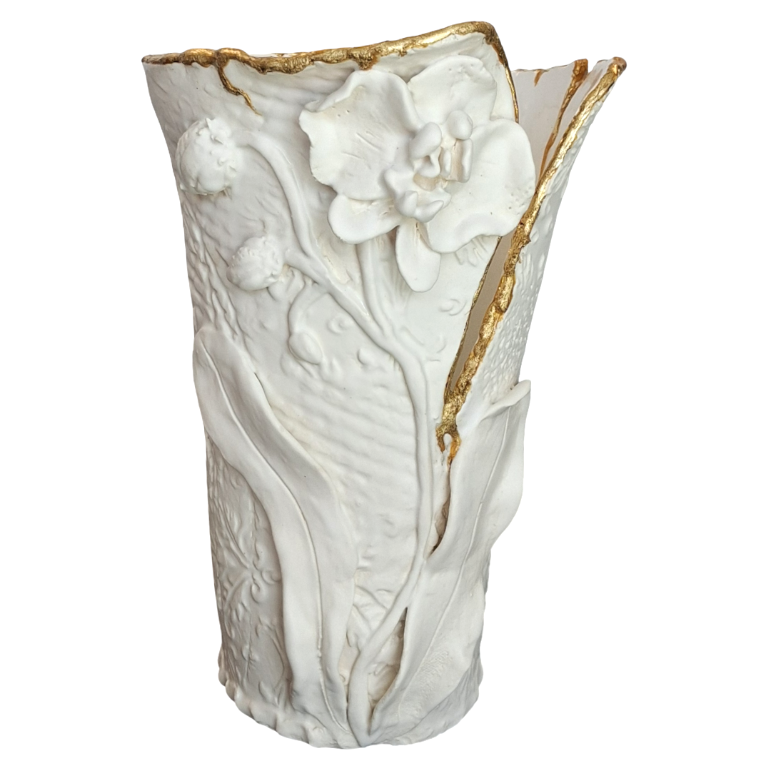 GILDED GRACE IN WHITE BLOOM by Gail Williams