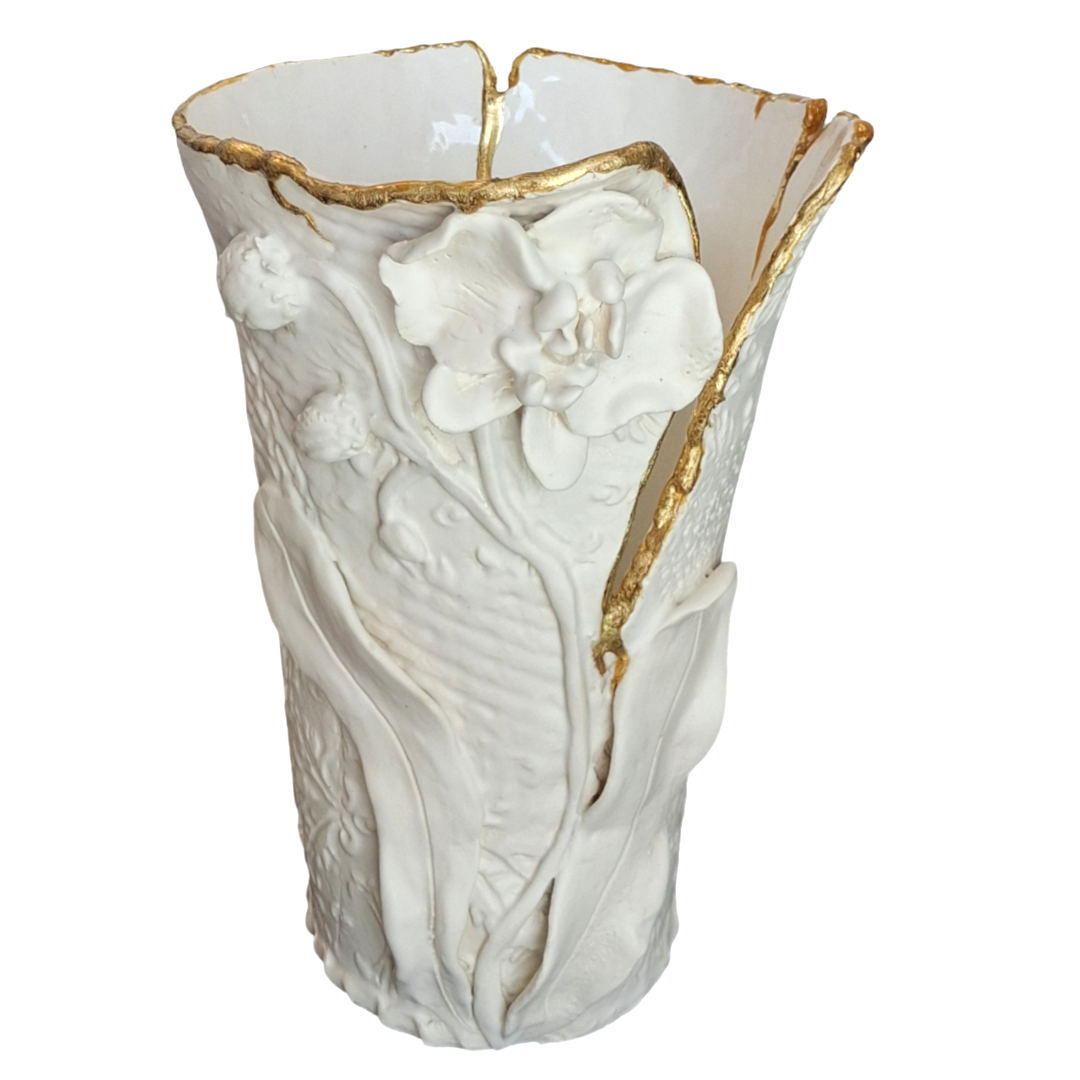 GILDED GRACE IN WHITE BLOOM by Gail Williams