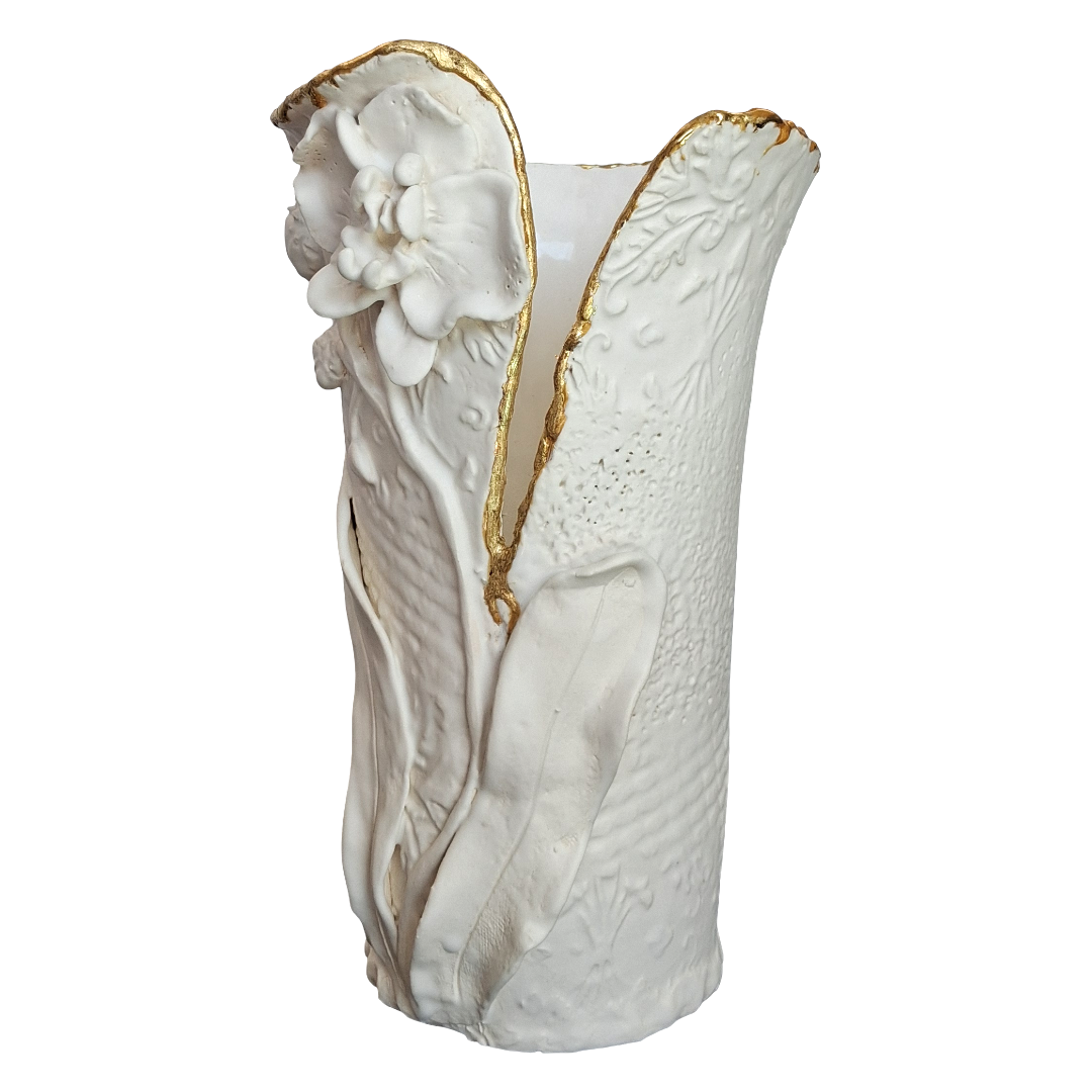 GILDED GRACE IN WHITE BLOOM by Gail Williams