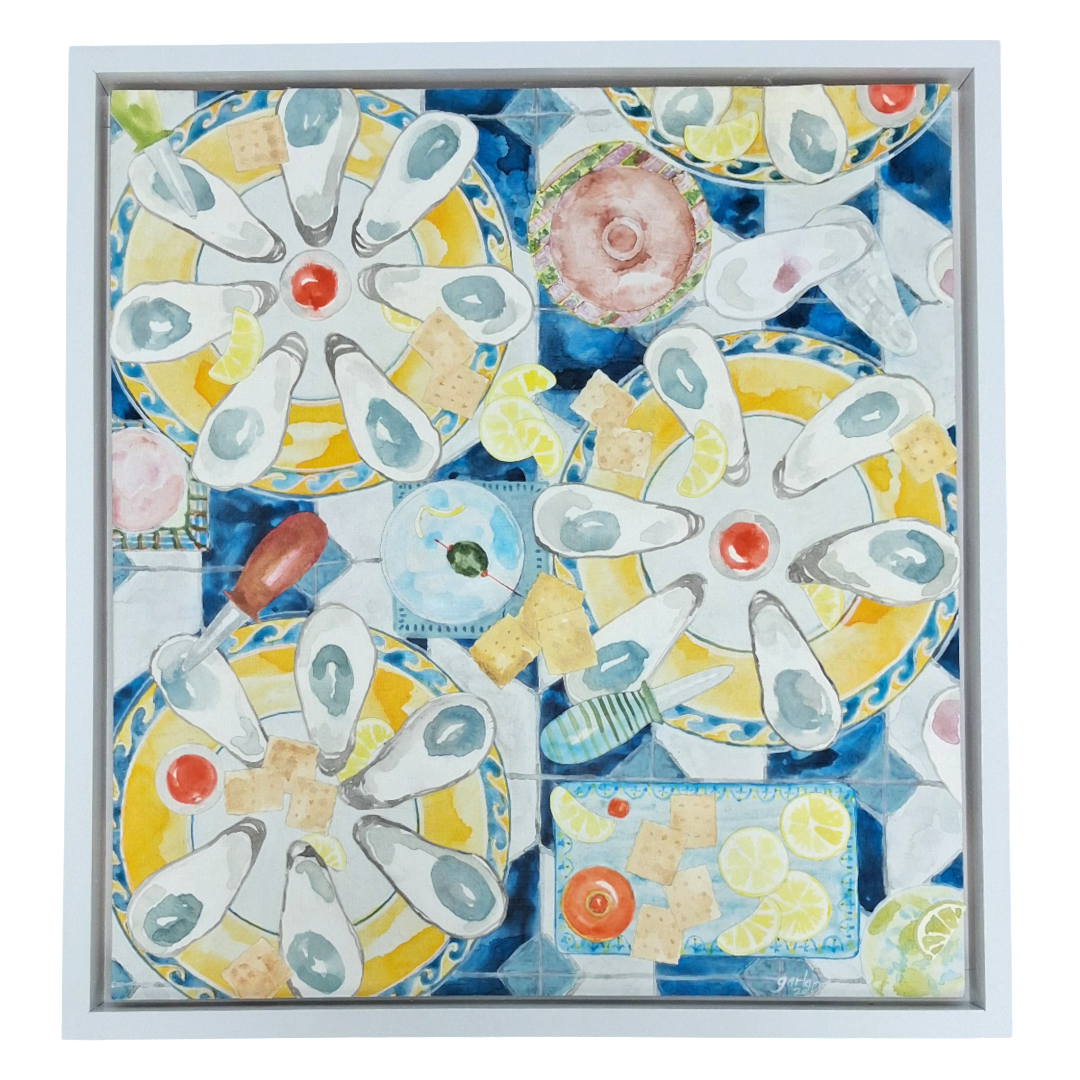 BLUE TILE OYSTERS by Garland Mattox